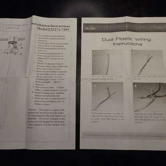 Picolo Pendant Light (Tubular LED by Maxim) - Picture 5 of 5